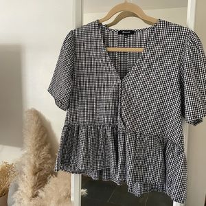 Madewell Gingham Top